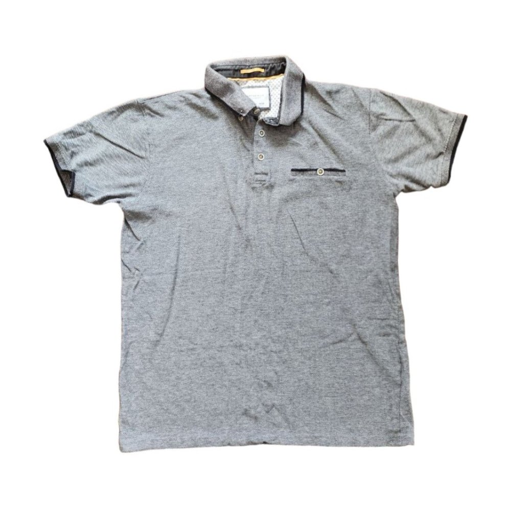 Cactus Man Ricky  Singh Men's  Gray  Size M Short Sleeve Pocket